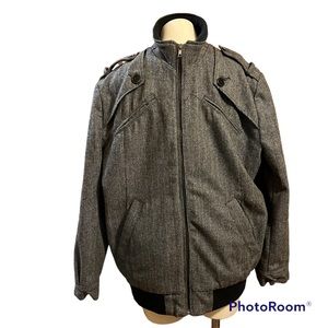 21 Men Pin striped wool blend jacket